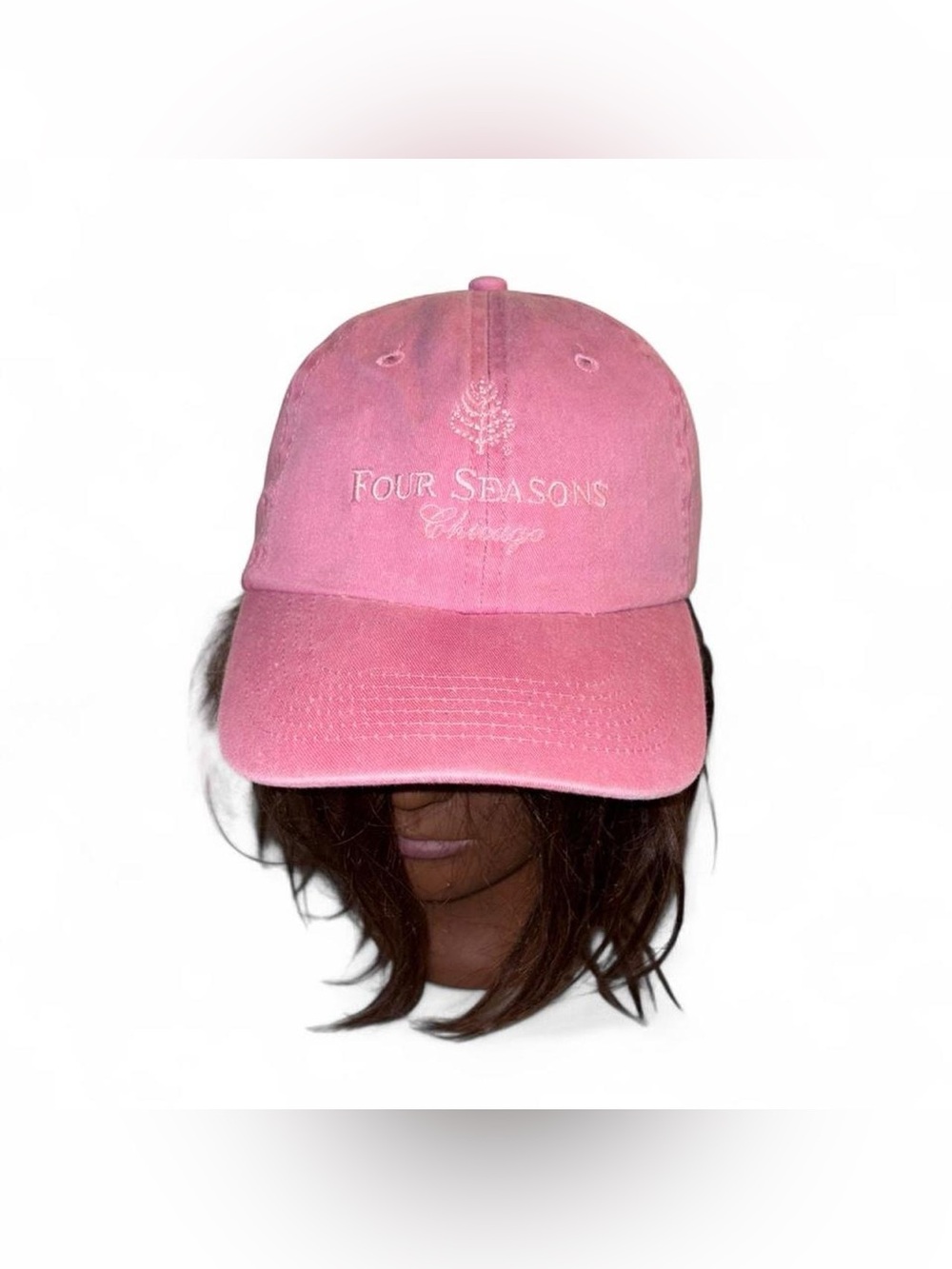 Fahrenheit Pink Embroidered Four Seasons Baseball Cap